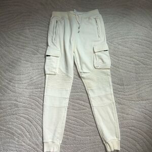 Arctic Premium Collection Cream Cargo Sweatpants